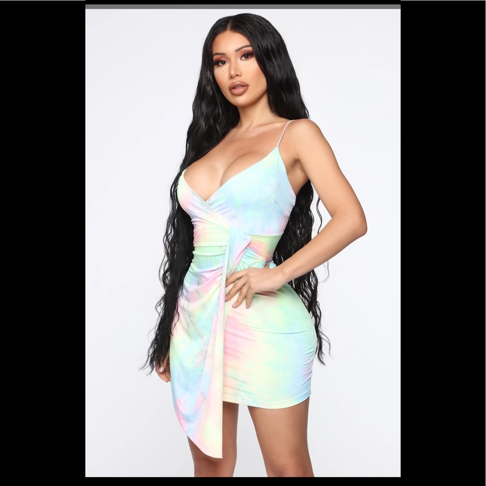 Mixing It Up Fashionnova Dress sz L